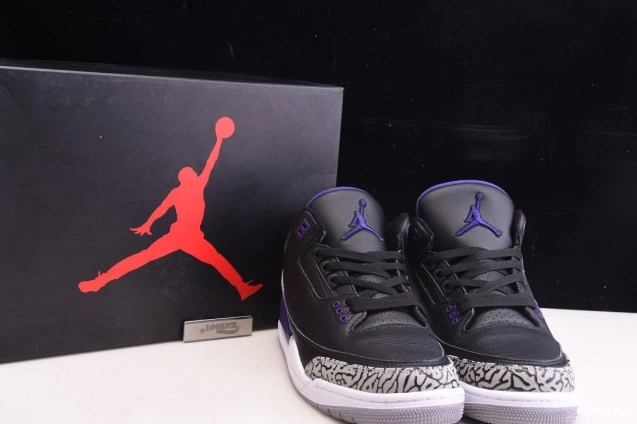 Kicktheory CT8532-050 Purple Black 3 Jordan Air Retro Court 0821